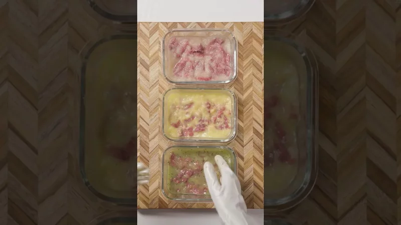 Замариновал шашлык в КИВИ 