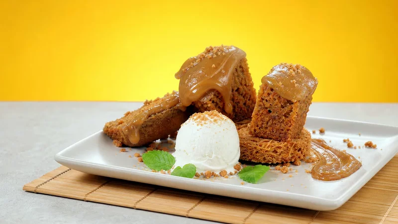 Sticky Toffee Pudding Recipe by Fatima Ahsan - Executed by Wasil from Haque Academy