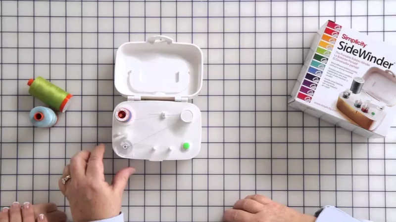 How to Wind your Bobbins using the Sidewinder by Me & My Sister Designs and Simplicity