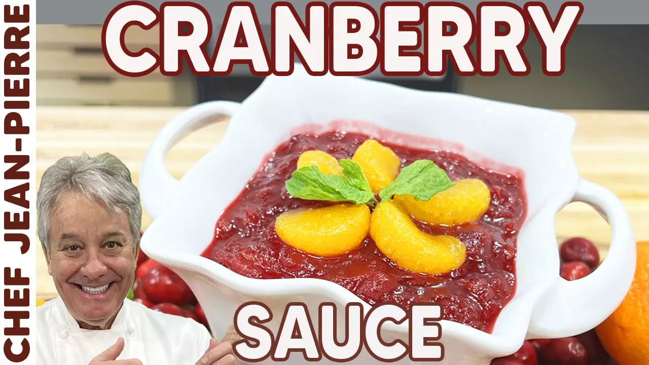 Cherry Cranberry Sauce: The Perfect addition to your Holiday Table! Chef Jean-Pierre