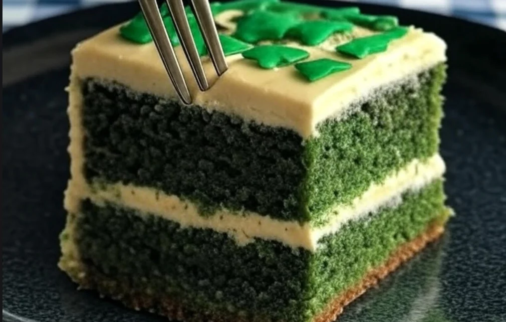 Green Velvet Cake Recipe By Food Fusion (Independence Day Special)