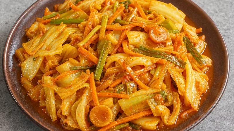 How To make easy Kimchi at home - Korean Kimchi Recipe by Food Fusion