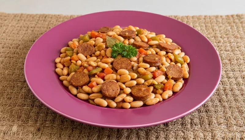 Spanish Beans with Chorizo A CLASSIC Stew filled with Spanish Soul