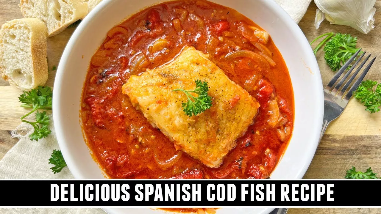 Rioja-Style Cod Fish in a DELICIOUS Sauce Easy & Traditional Recipe