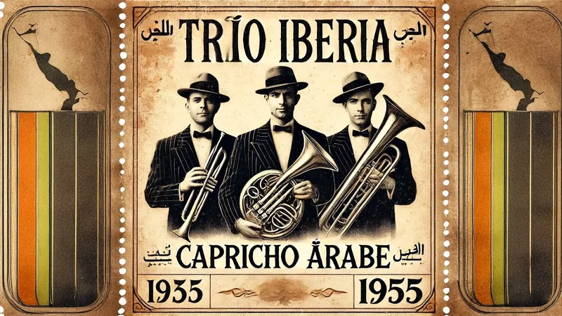 Trío Iberia – Capricho Árabe (1955)  Lost Spanish Brass Trio  AI Remastered  World Music Panorama
