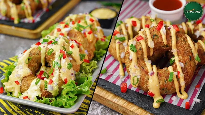 Chicken Potato Rings Recipe by SooperChef (Ramzan Special Recipe)
