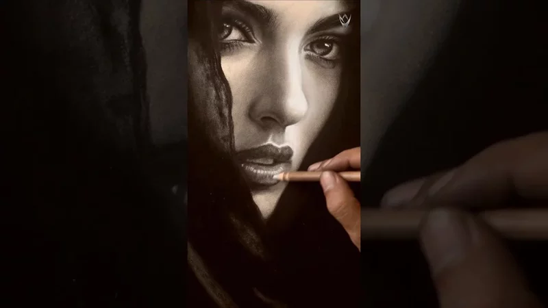 WOW SIMPLE REALISTIC DRAWING!A Graceful Girl#shortsart #shortsvideo#shortsviral #shortsfeed#shorts