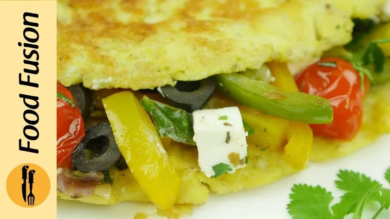 Mediterranean Omelette Recipe By Food Fusion