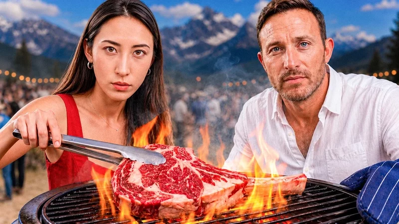 We Fed 300 Carnivores GIANT Tomahawk Steaks (Montana Meat-Up Vlog)
