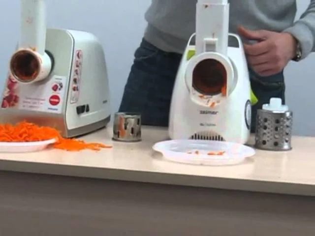 тестирование мясорубок Zelmer 986 VS Philips HR2728.wmv