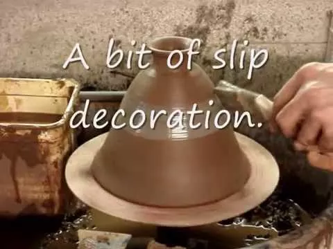 Making a clay pottery Tagine Moroccan Cooking Pot on the potters wheel throwing demo