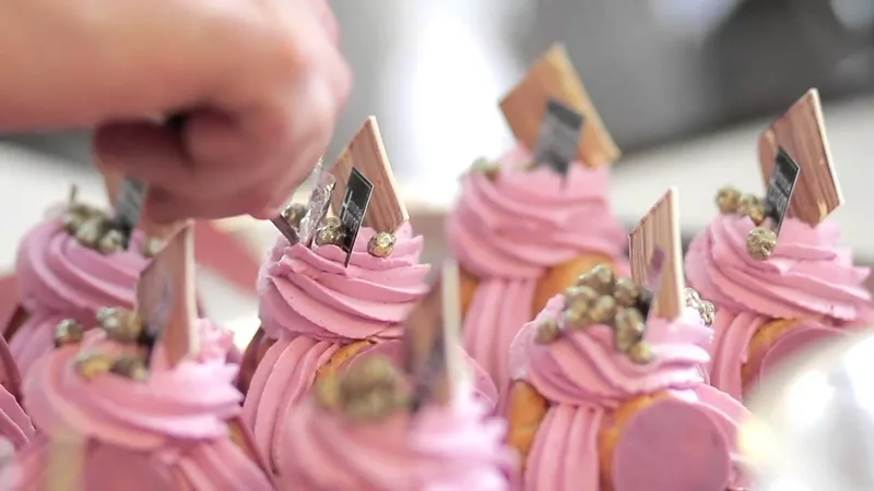 Emmanuel Hamon in Compote Pastry School, Almaty, Kazakhstan. October 2015
