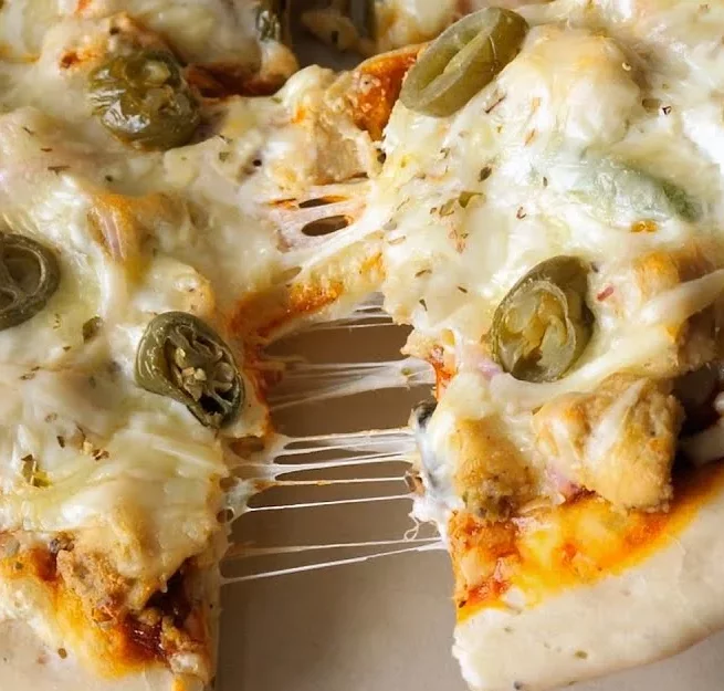 Afghani Tikka Burst Pizza Recipe by Food Fusion