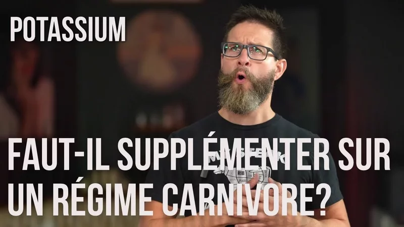 Manques-tu de potassium sur un régime carnivore?