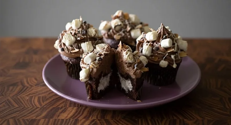 How to Make Rocky Road Cupcakes
