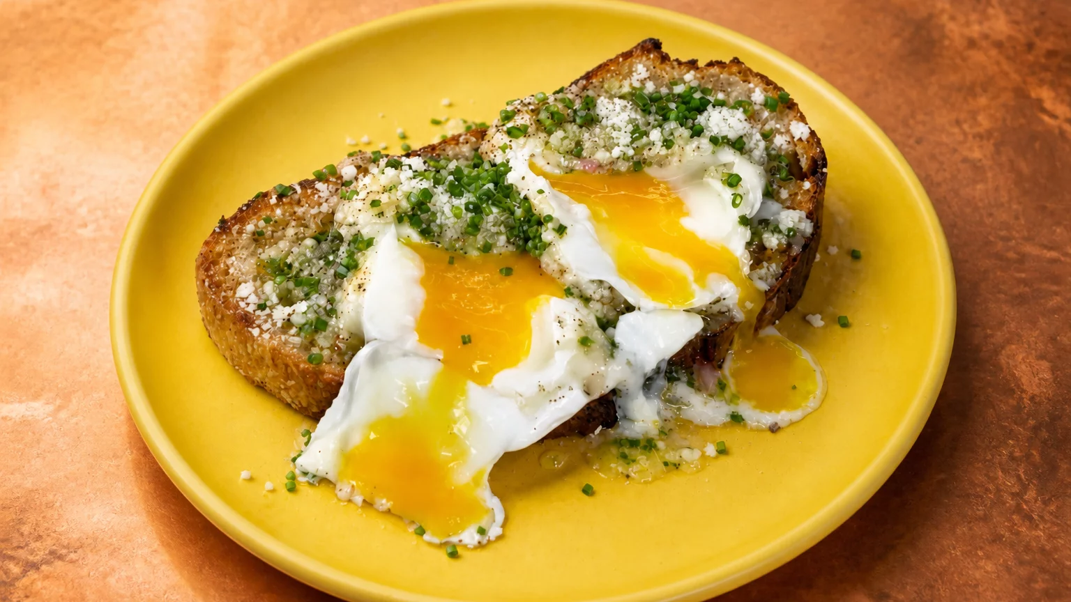 Bobby's Cacio e Pepe Eggs 