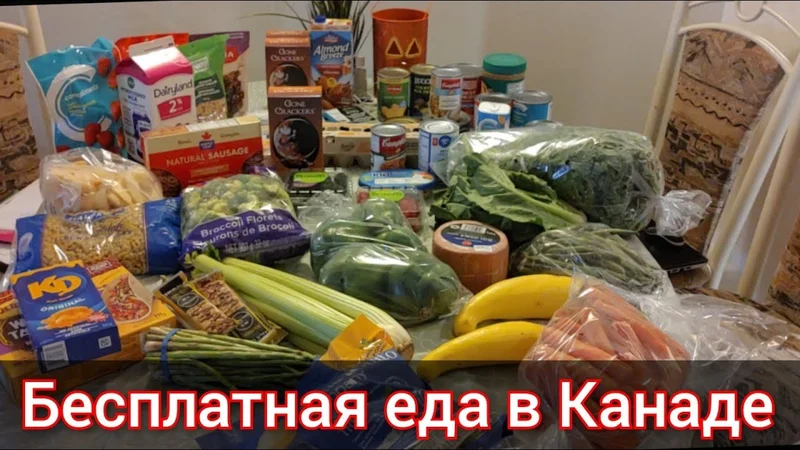 Бесплатная еда в Канаде. Foodbank в Канаде по CUAET. Помощь, фудбанк в Канаде.