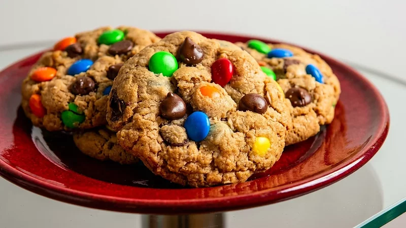 Печенье «Монстр» с арахисовой пастой, овсянкой и M&M's - 4386388