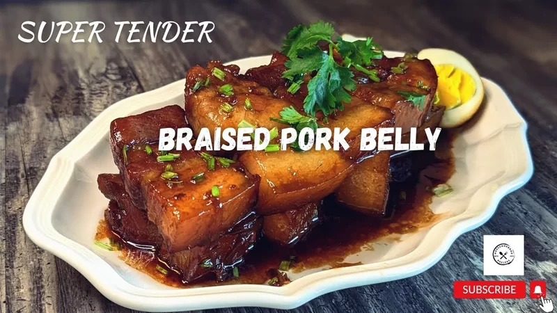 SUPER TENDER Braised Pork Belly - Tau Yu Bak @mrs5cookbook