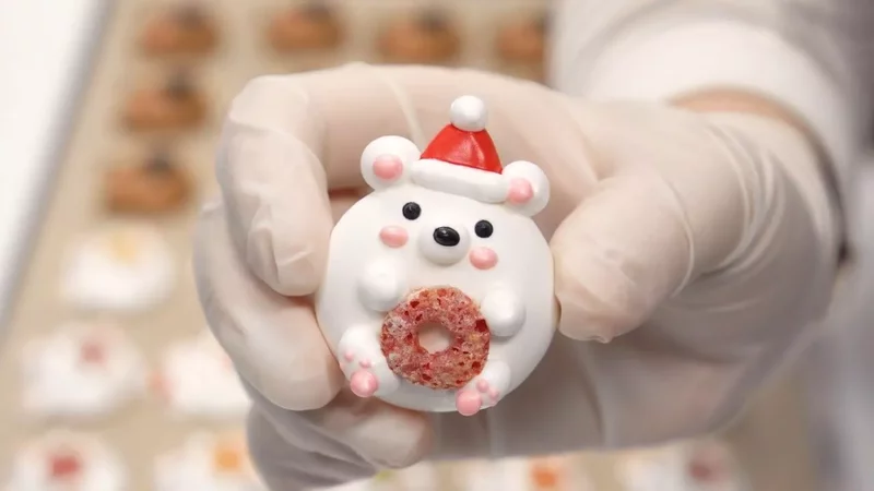 Christmas cereal meringue cookies 크리스마스 시리얼 머랭쿠키ㅣSUGAR BEAN