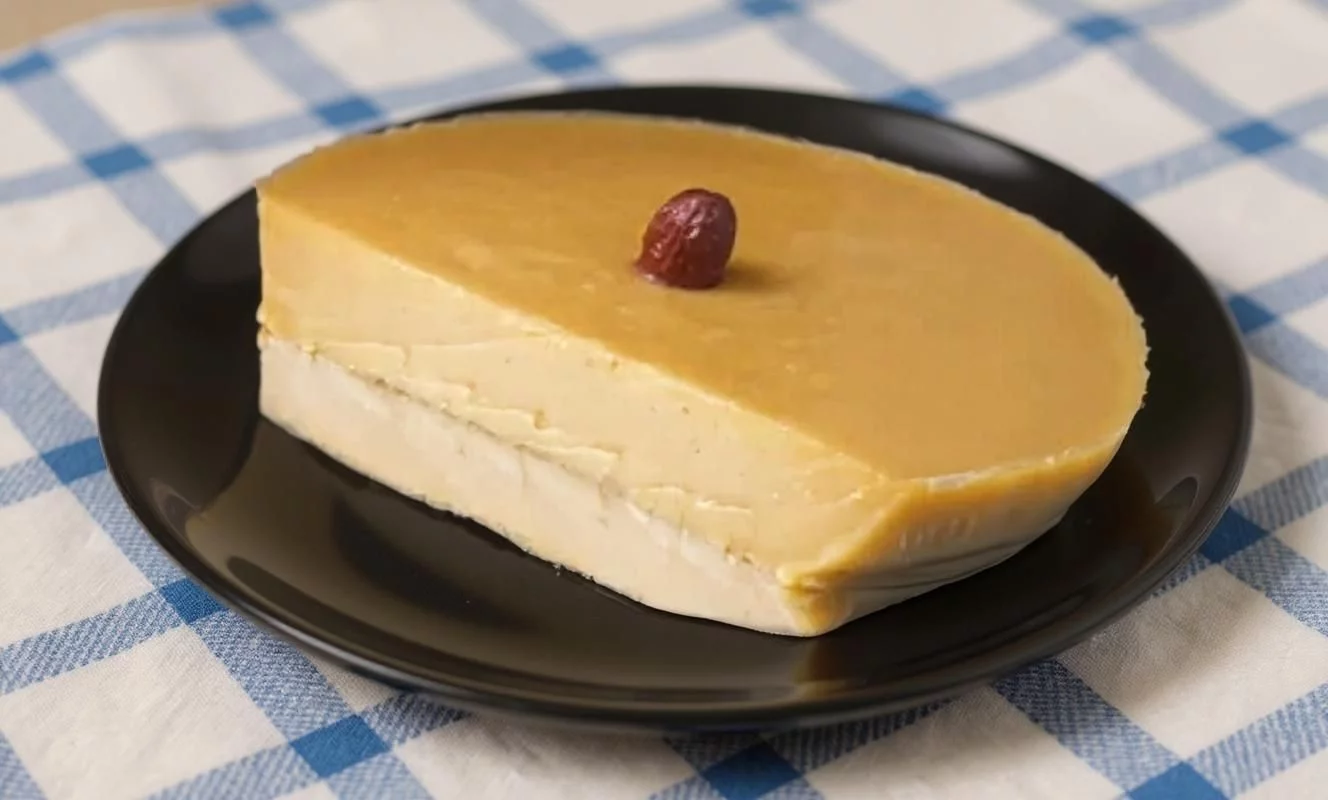 Chinese New Year Cake with Coconut Milk How to pan fry Nian Gao with egg @mrs5cookbook