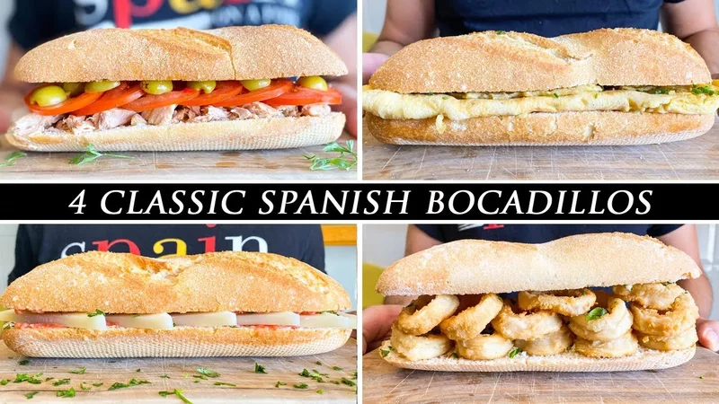 Famous Sandwiches from Spain Making 4 Classic Spanish Bocadillos
