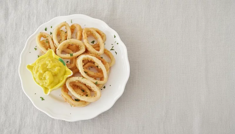 Fried Calamari with Homemade Garlic Aioli - Spanish Tapas