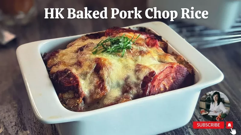 How to Make AUTHENTIC HK Style Baked Pork Chop Rice at Home @mrs5cookbook