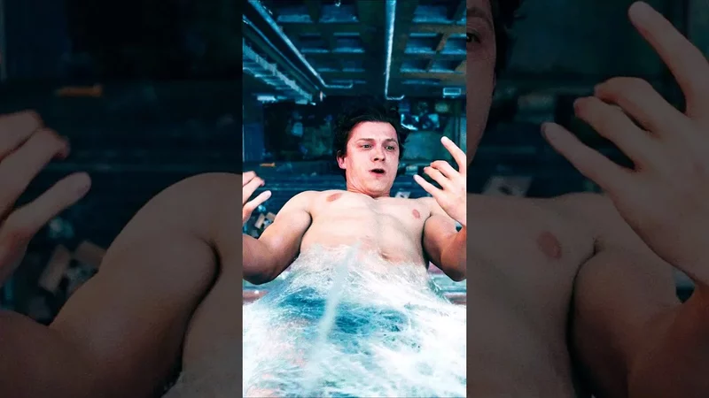 У Тома Холланда органическая паутина! #ЧеловекПаукНовыйДень #Shorts