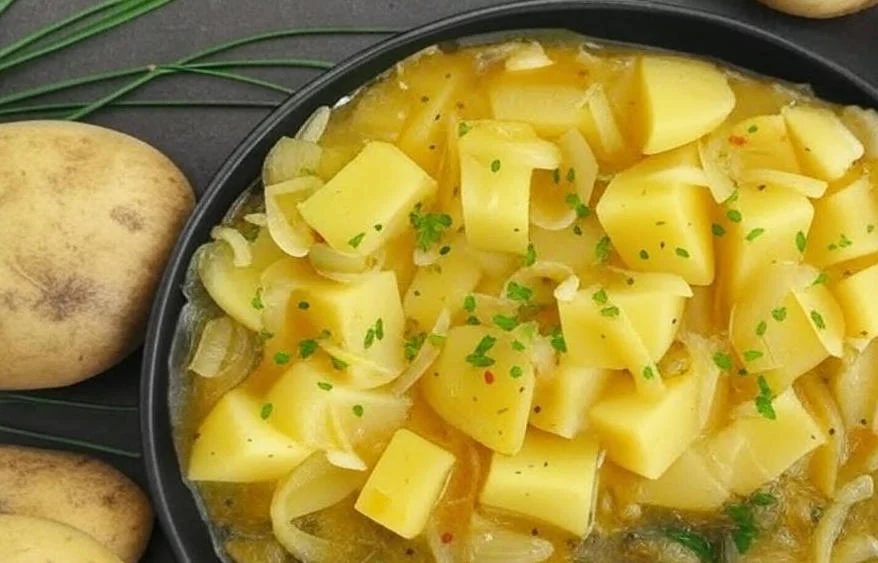 Poor Man's Potatoes in Onion Sauce Classic Recipe from Spain