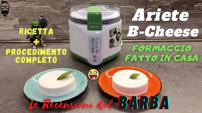 Ariete B Cheese Macchina per formaggio mozzarella ricotta yogurt - Procedimento Ricetta Tutorial