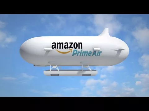 Amazon airship to launch its delivery drones; Amazon Go grocery store - Compilation