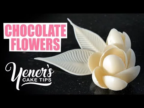 How to Make Simple CHOCOLATE FLOWERS Tutorial  Yeners Cake Tips with Serdar Yener from Yeners Way