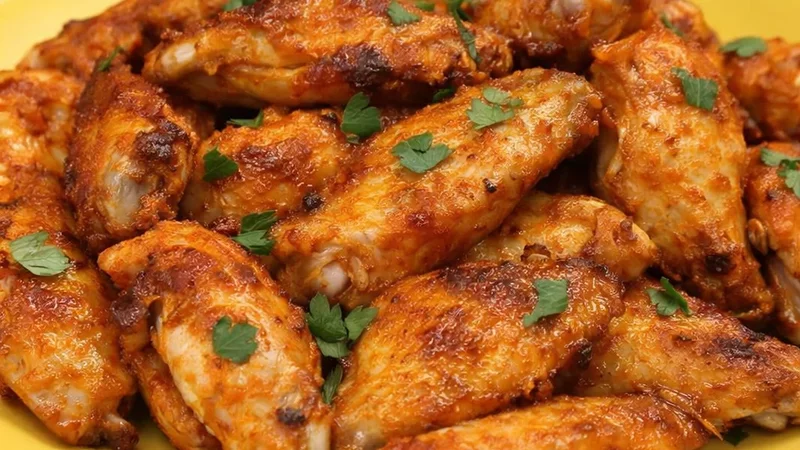 EASY Fried Chicken Wings in 30 Minutes. FRIED SPICY CHICKEN WINGS. Recipe by Always Yummy!