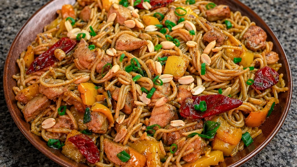 Kung Pao Noodles Recipe by SooperChef