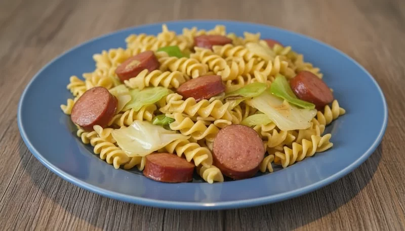 Fried Cabbage & Noodles with Sausage: Budget Friendly Southern Comfort Food - Steph’s Stove