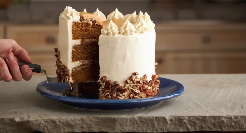 How to Make Pumpkin Pecan Cake