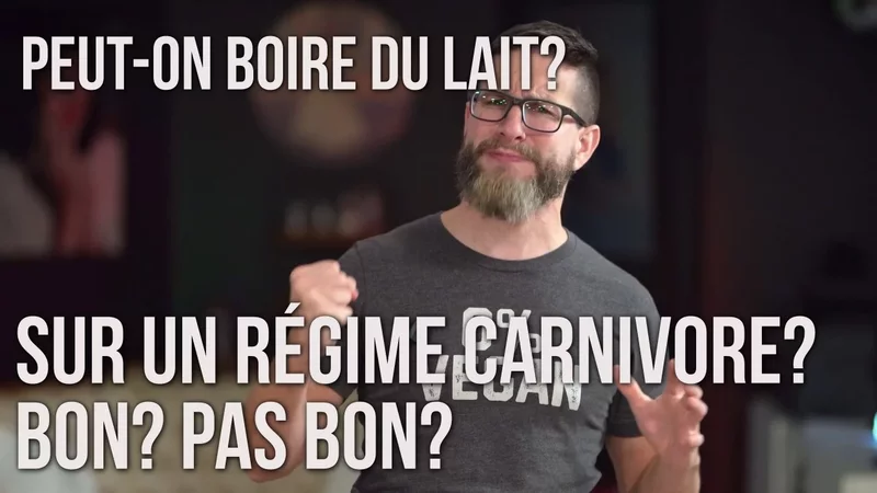 Peut-on boire du lait en régime carnivore cétogène?