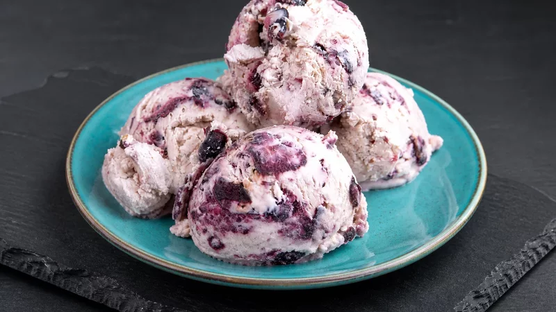 Roasted Cherry No Churn Ice Cream Recipe - Glen And Friends Cooking