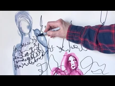 Asemic Writing Tutorial - how to use asemic writing in your artwork