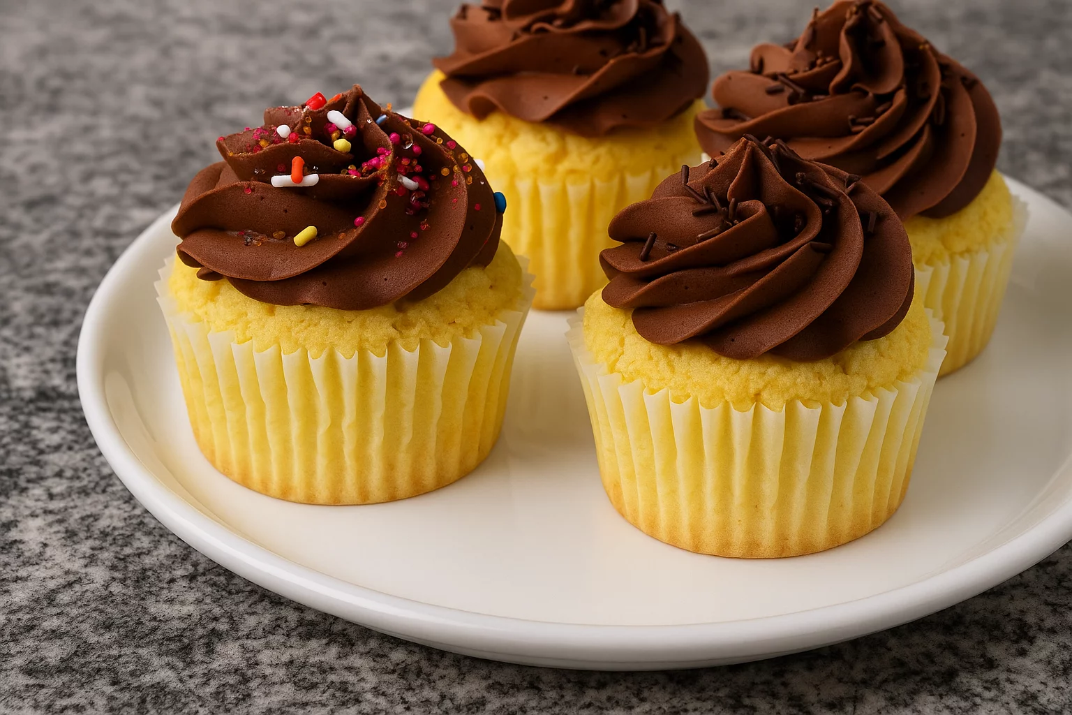 Yellow Cupcakes Recipe Demonstration - Joyofbaking.com