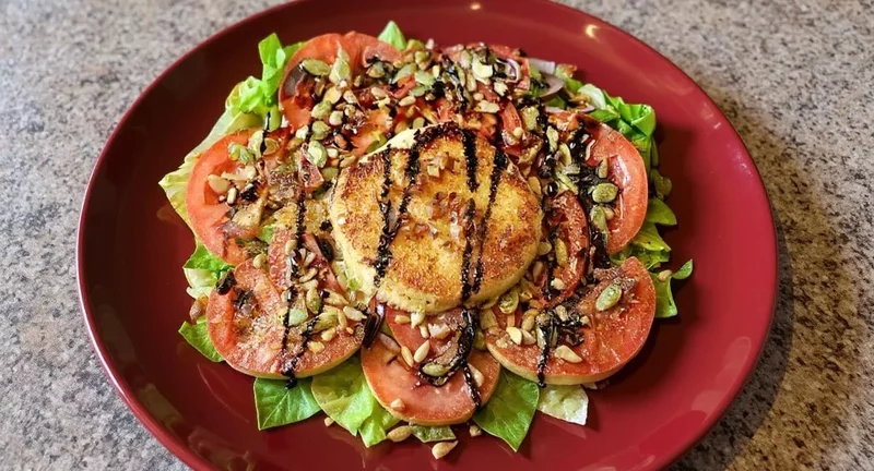 Warm Goat Cheese Salad