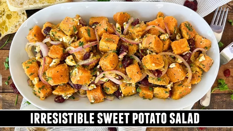 HEALTHY Sweet Potato Salad to Fill you with GOODNESS