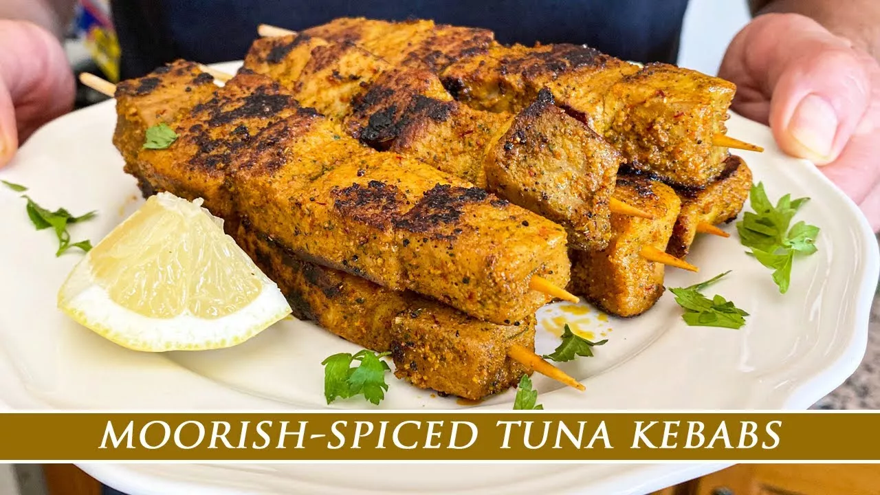 Moorish-Spiced Tuna Kebabs Spanish PINCHOS MORUNOS Recipe