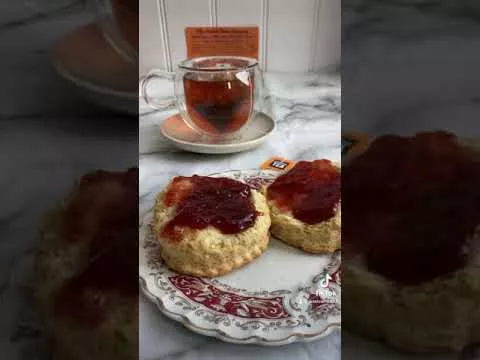 Our freshly baked, delicious Cornish cream tea.