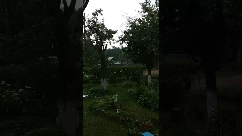 дождь и гроза после жары