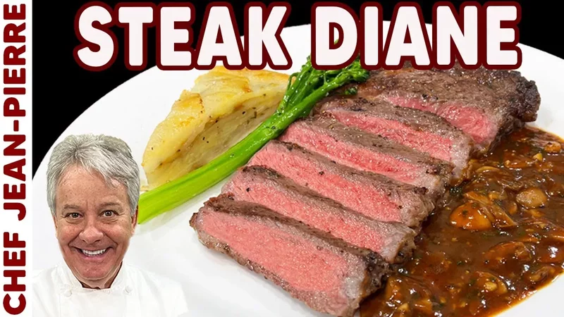 Steak Diane Ribeye Recipe Chef Jean-Pierre