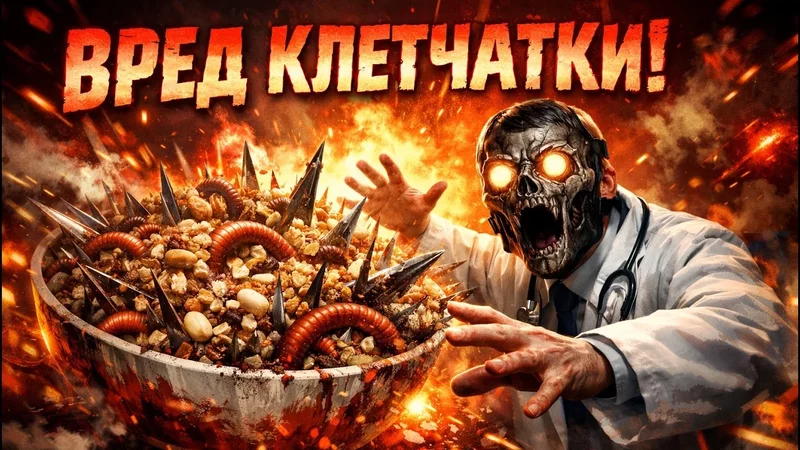 НЕ ЕШЬ КЛЕТЧАТКУ, ПОКА НЕ ПОСМОТРИШЬ! ЭТО ОПАСНО!