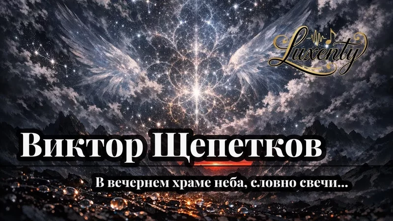 Виктор Щепетков - В вечернем храме неба, словно свечи...