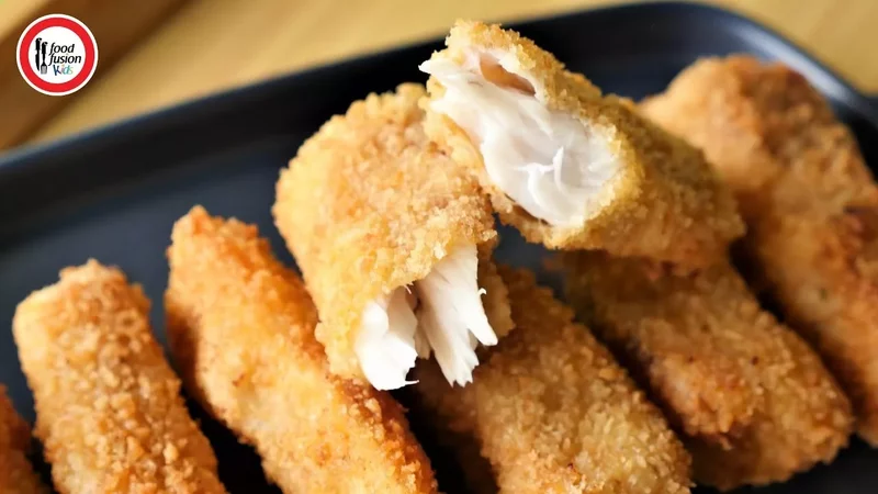 Finger Fish with Honey Mustard Sauce Recipe by Food Fusion Kids